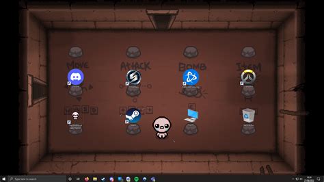 binding of isaac collection page.